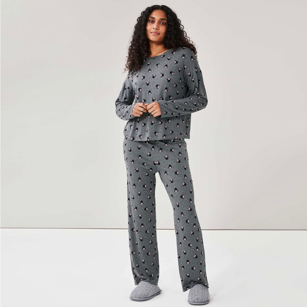 Joe Fresh Minnie Mouse pattern 2-piece Pyjamas - Picture 4 of 5